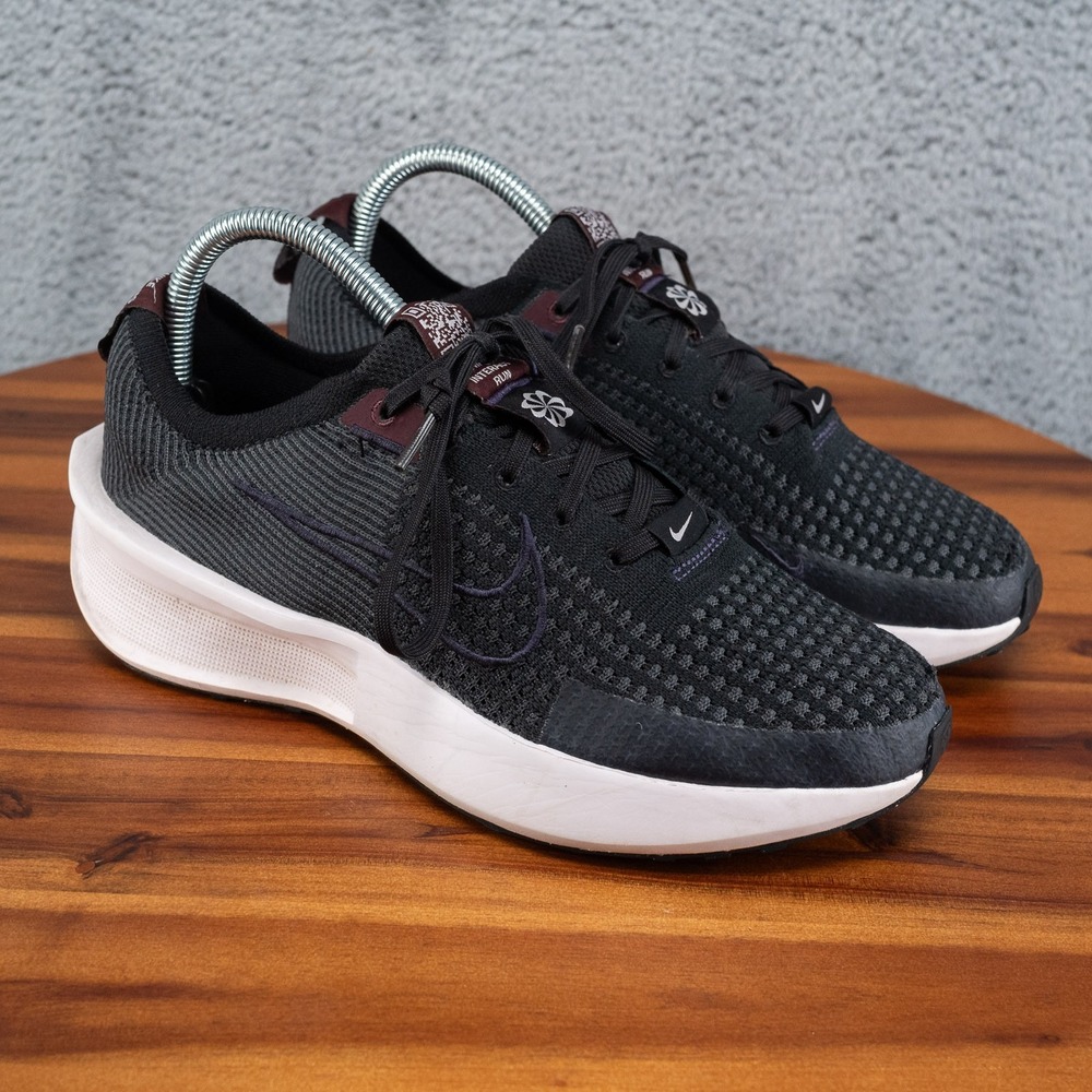 Nike Womens Interact Run FD2292-002 Black Running Shoes Sneakers Size 7.5